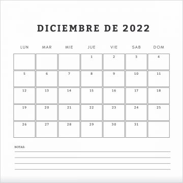 muckup calendario pared diciembre