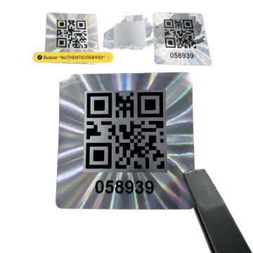 holograma QR numerado