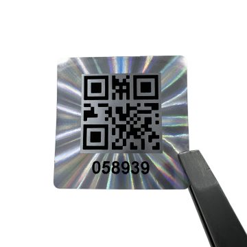 holograma QR sin aplicar