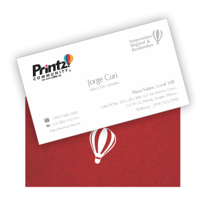 Tarjetas de Presentación a Color Tamaño Comercial 3.5x2pulg