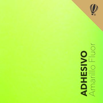 adhesivo amarillo fluor