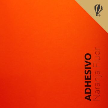 adhesivo naranja fluor