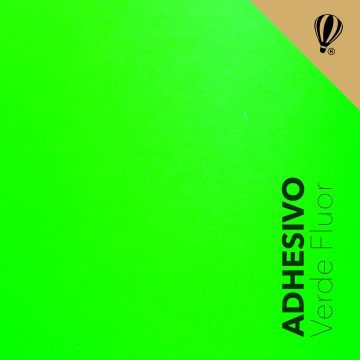 adhesivo verde fluor