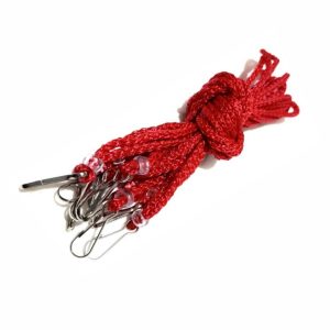 Porta Gafete Cordón Rojo