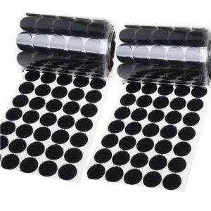 Velcro 2cm de diámetro Negro (por par)