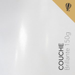 Couché Brillante de 150 grs.