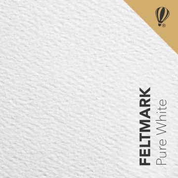 Feltmark Pure white